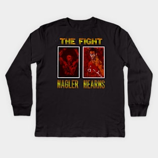 The Fight Hagler - Hearns Kids Long Sleeve T-Shirt